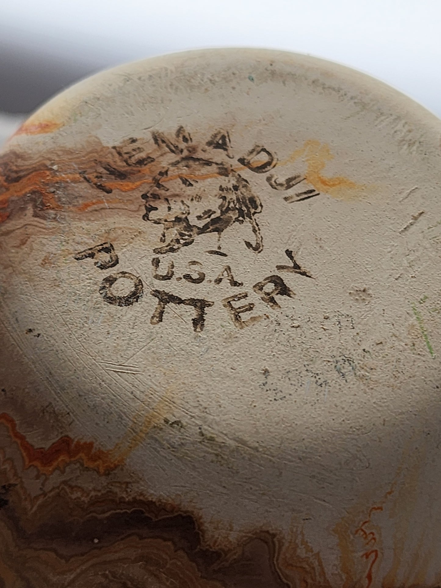 Nemadji Indian pottery vase