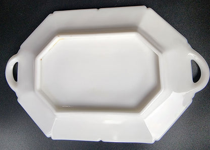 Westmoreland milk Glass fruit tray