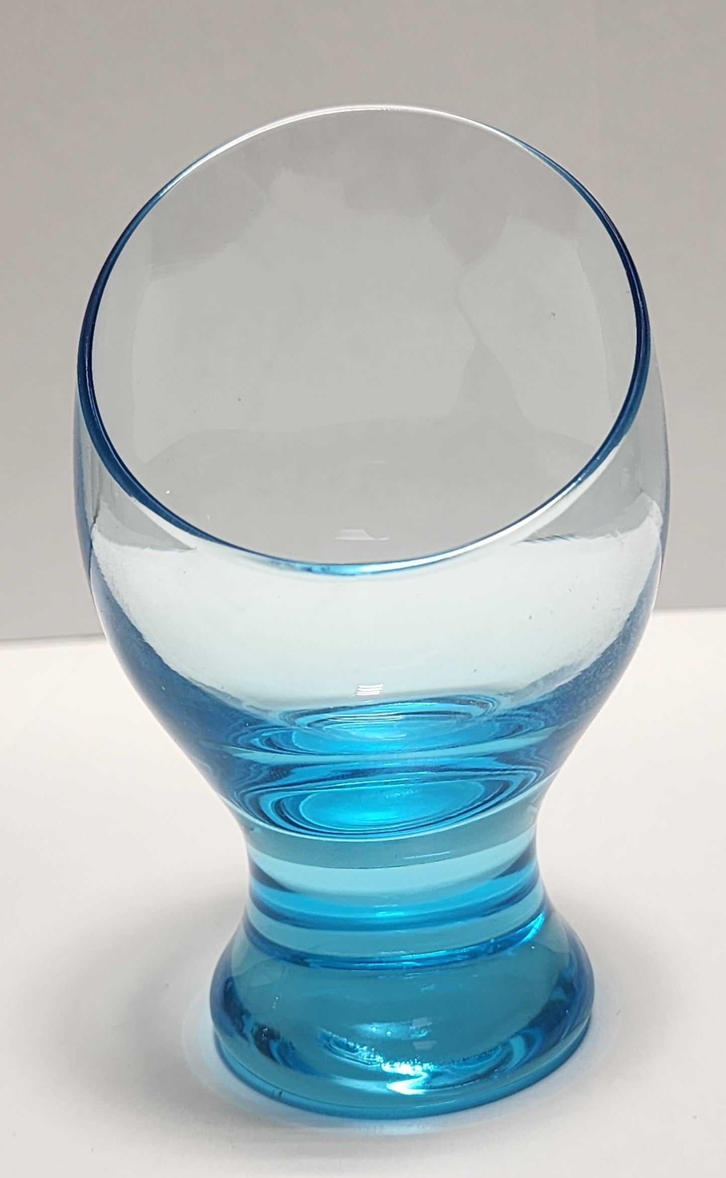 Bryce glass cerulean blue glass whimsey glass Eva Zeisel votive