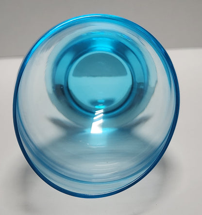 Bryce glass cerulean blue glass whimsey glass Eva Zeisel votive