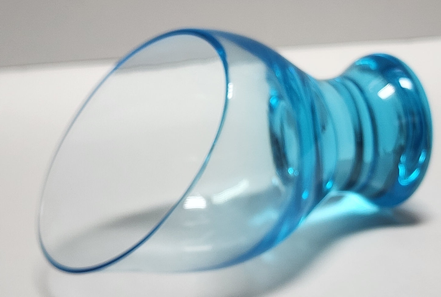Bryce glass cerulean blue glass whimsey glass Eva Zeisel votive