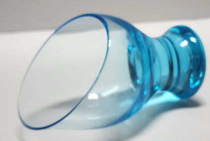 Bryce glass cerulean blue glass whimsey glass Eva Zeisel votive