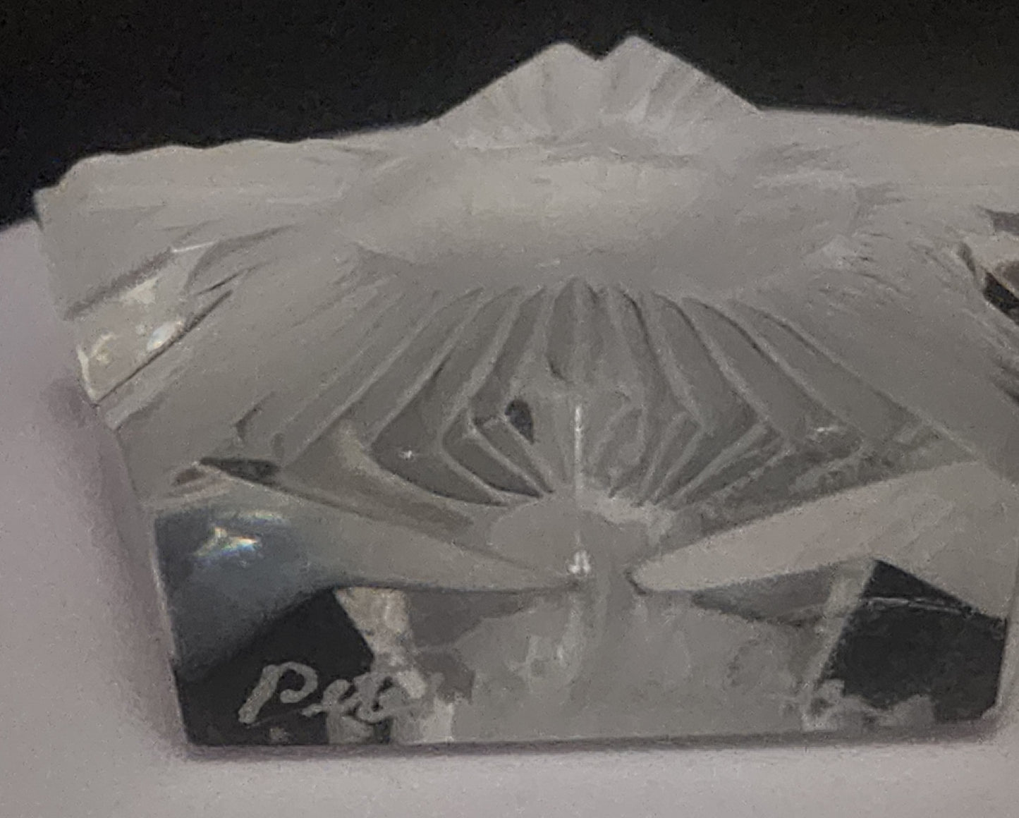 JIMMY Carter paperweight, Star shaped 24% lead crystal limited edition