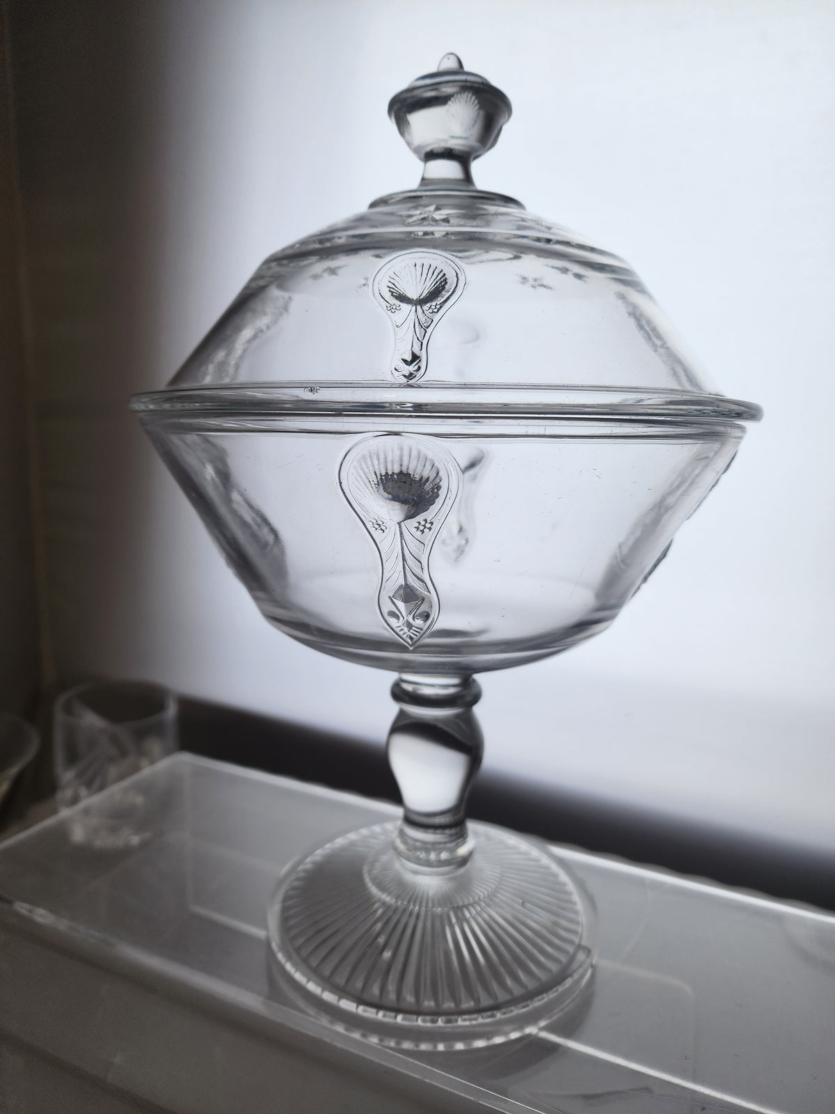 Actress eapg glass compote