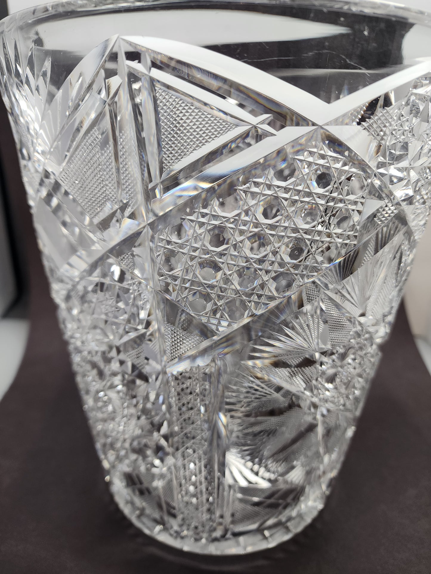 Antique Cut glass Champagne chiller ABp