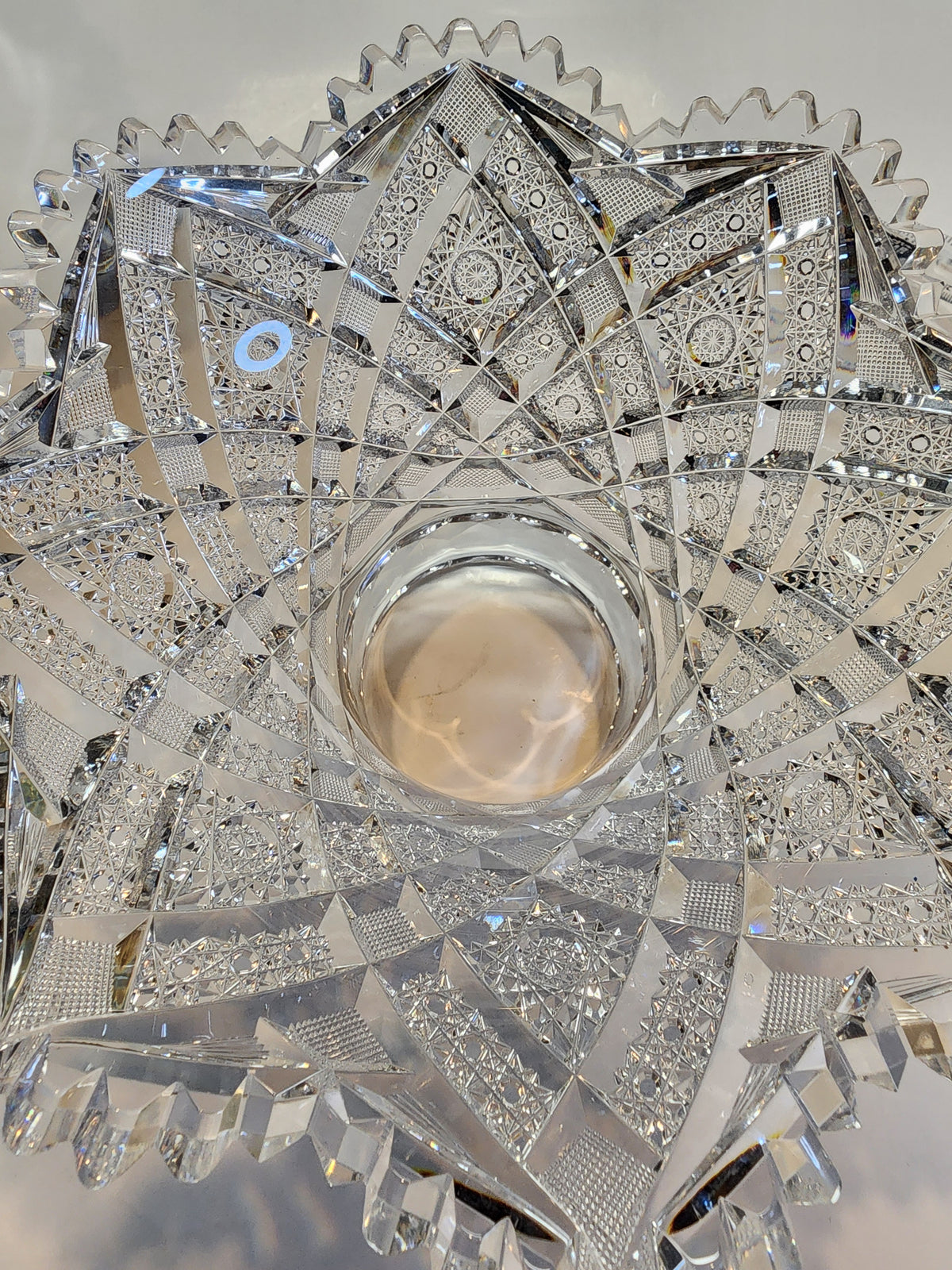 WANTED ABP PUNCH bowl cut glass