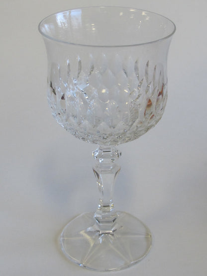 Cut glass goblet stemware bell shape (Copy)