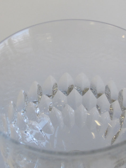 Cut glass goblet stemware bell shape (Copy)