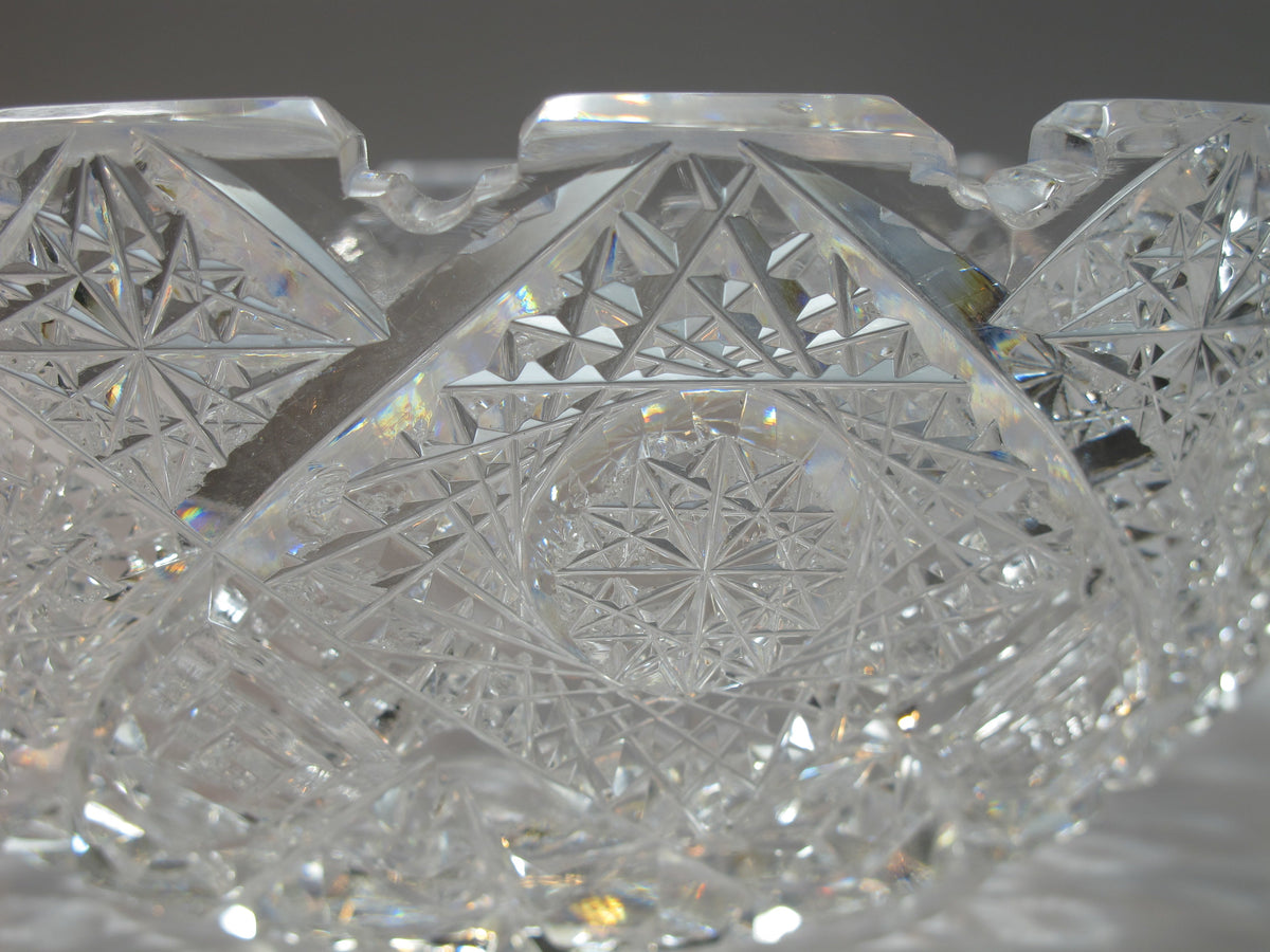 Signed Clark ABP cut glass