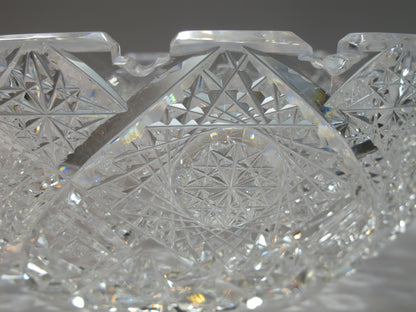 Signed Clark ABP cut glass