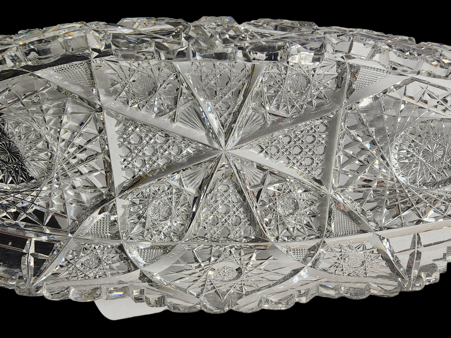 ABP Crystal Cut Glass celery jon