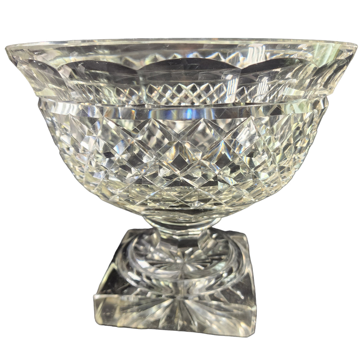 Cut Glass compote Anglo Irish / English
