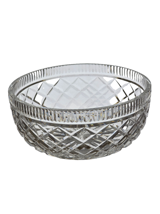 Signed Waterford CRYSTAL bowl extra cuts