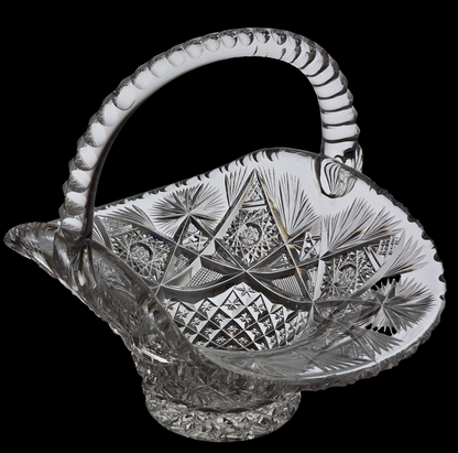 Hand cut ABP basket American Brilliant Antique