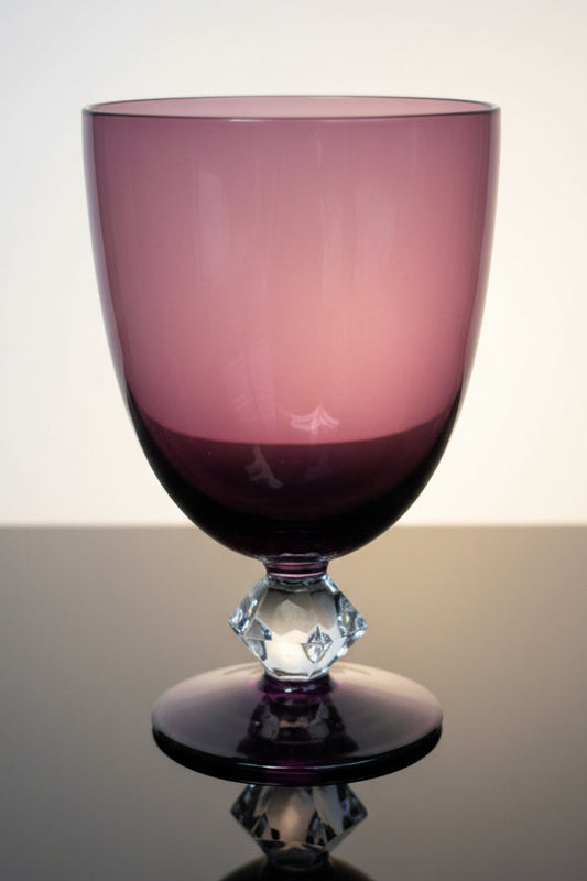 Bryce Aquarius amethyst goblets Crystal stem piece's