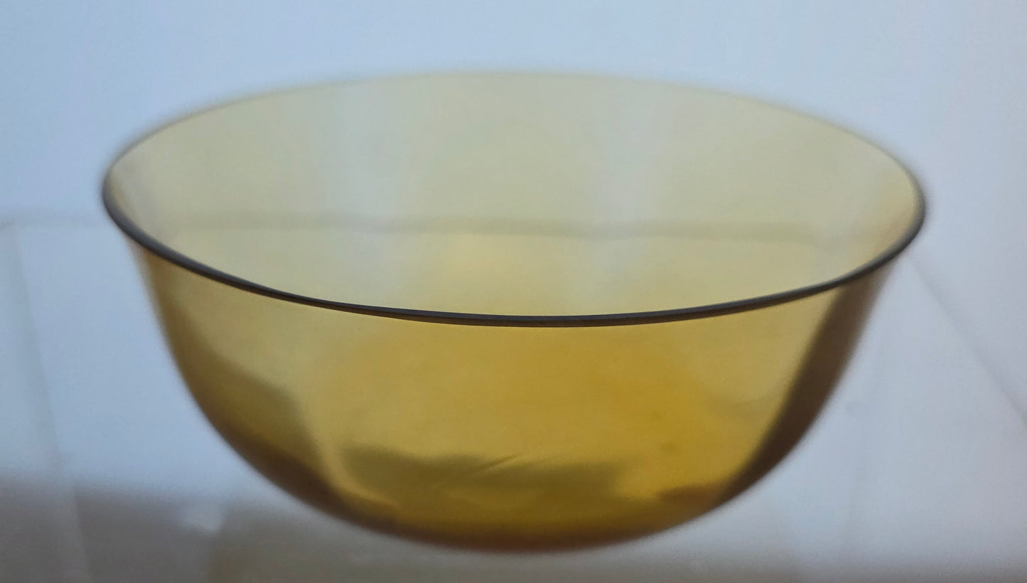 Bryce amber finger bowls glass 4 piece