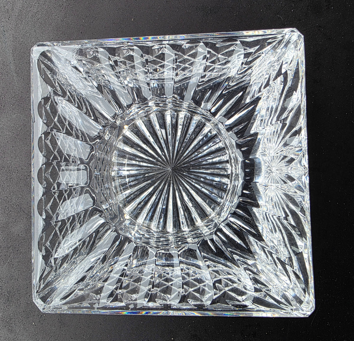 Waterford crystal Signed votive trinket dish