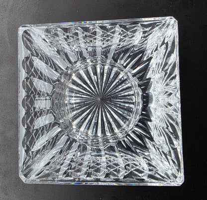 Waterford crystal Signed votive trinket dish