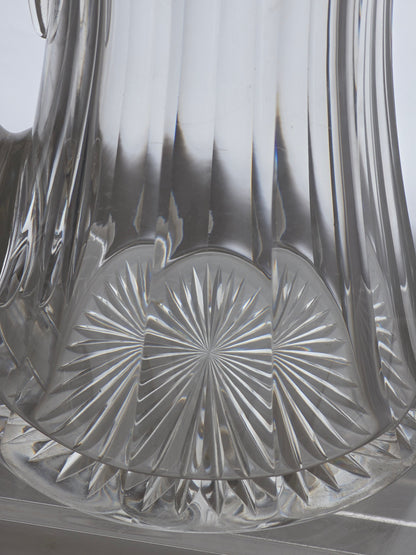 Signed Libbey cut glass pitcher ABP antique.