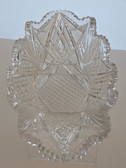 ABP Cut glass oblong shape dish bob49