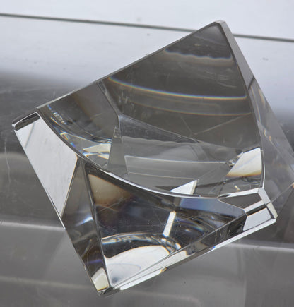 Steuben Signed small Glass dish