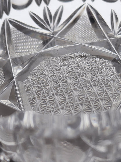 Cut glass ashtray crystal