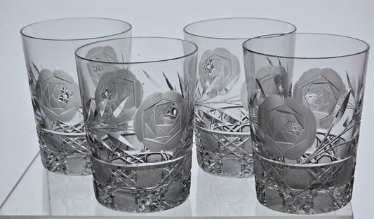 4Crystal Cut Glass DOR tumbler antique