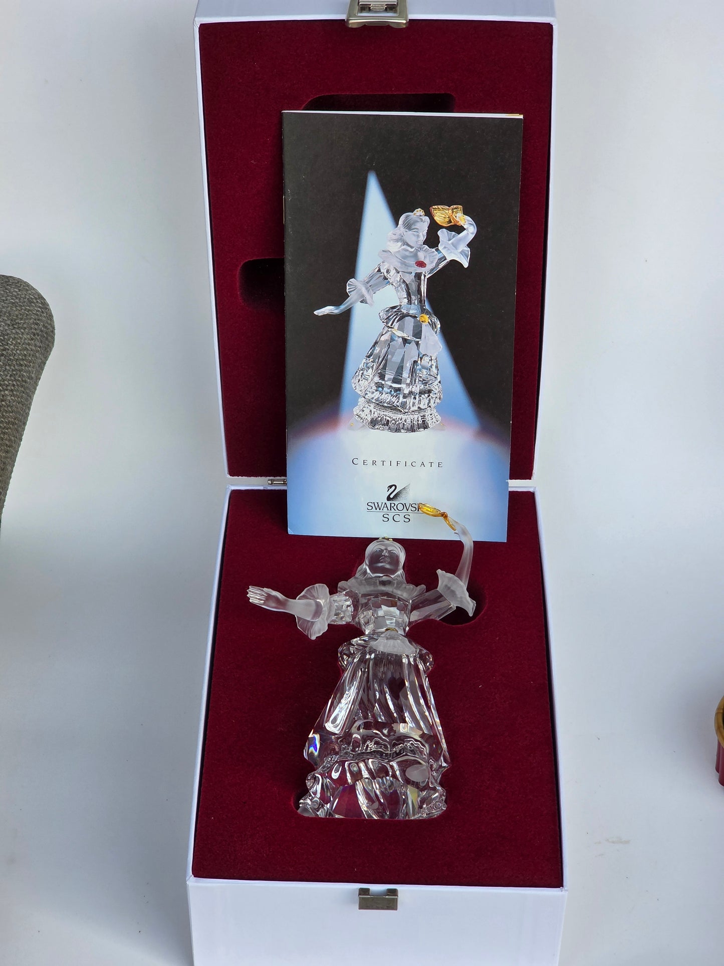 Swarovski Masquerade Columbine crystal with base