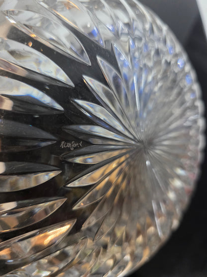 Signed Rexford Crystal Cut Glass Bowl