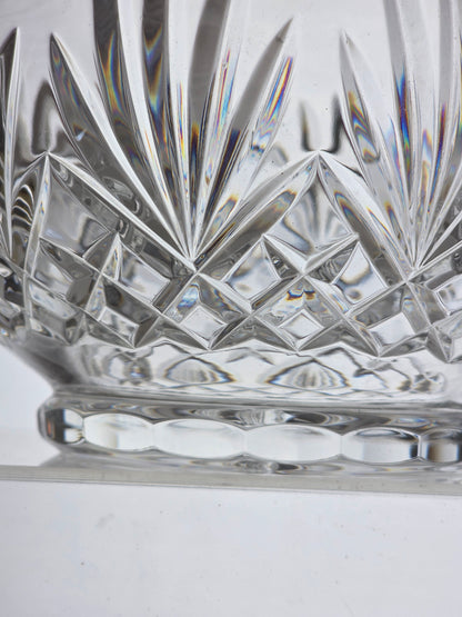 Hand Cut Glass vase