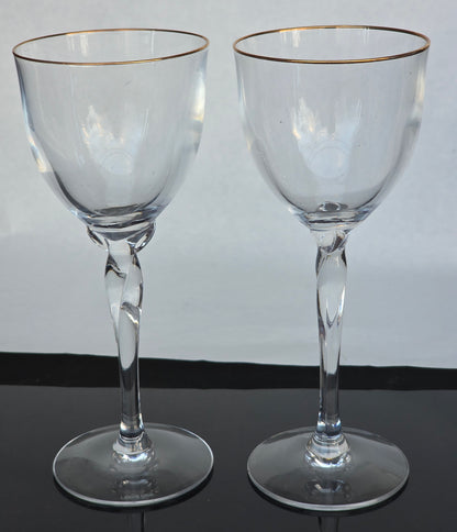 Signed Lenox Crystal Rythm wine replacement