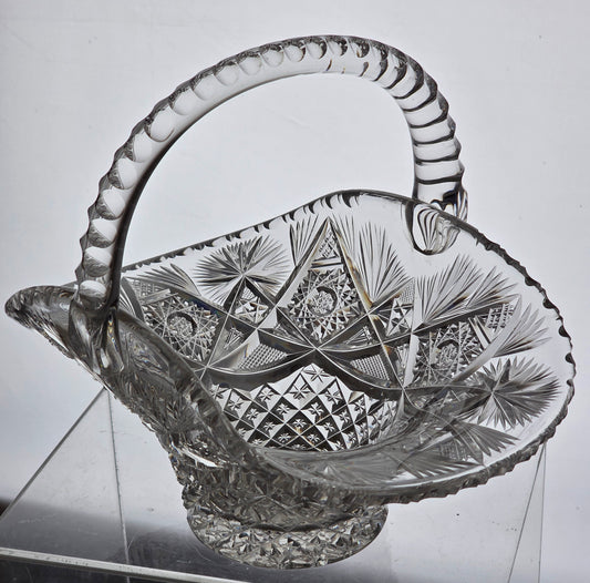 Hand cut ABP basket American Brilliant Antique