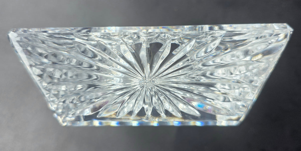 Waterford crystal Signed votive trinket dish