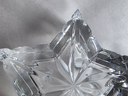 Signed Waterford crystal star votive