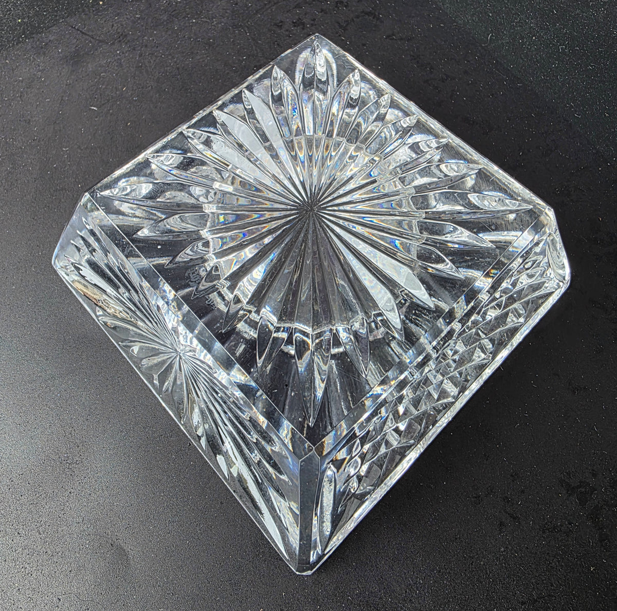 Waterford crystal Signed votive trinket dish