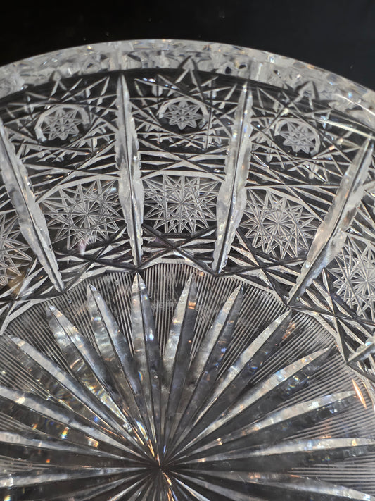 Crystal Cut Glass Bowl