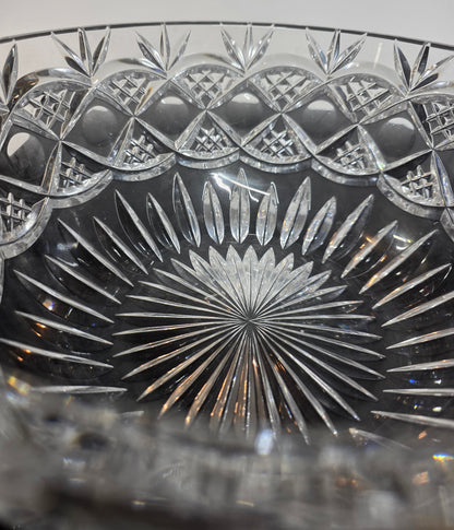 Signed Rexford Crystal Cut Glass Bowl