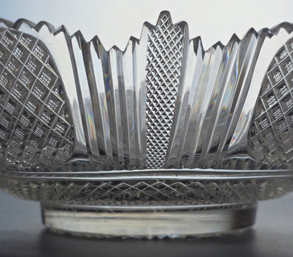 Cut glass Epergne bowl bob9