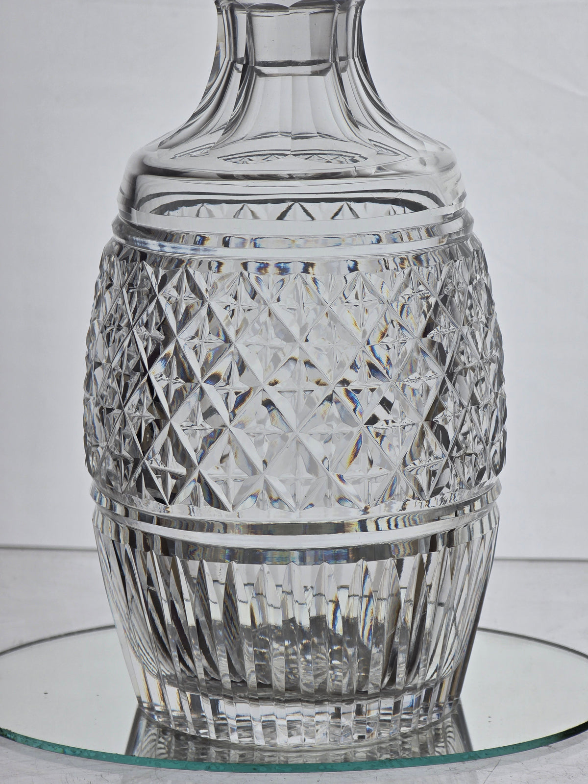 Signed Waterford glass Hand Cut Castletown decanter Irish Crystal