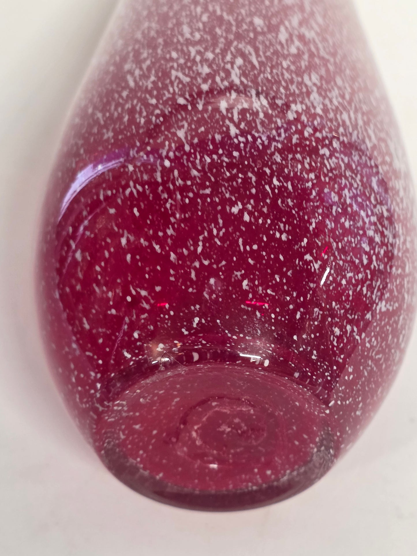 Art Glass hand made speckled vase.
.