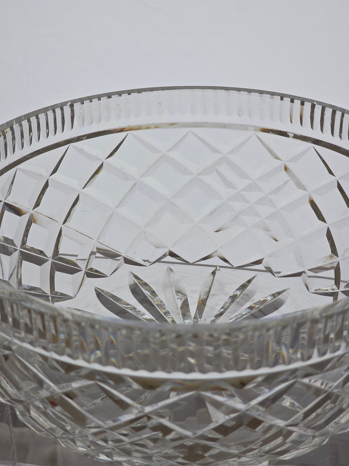 Signed Waterford CRYSTAL bowl extra cuts