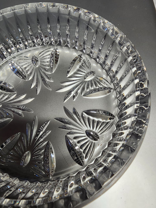 Signed Waterford crystal wine coaster