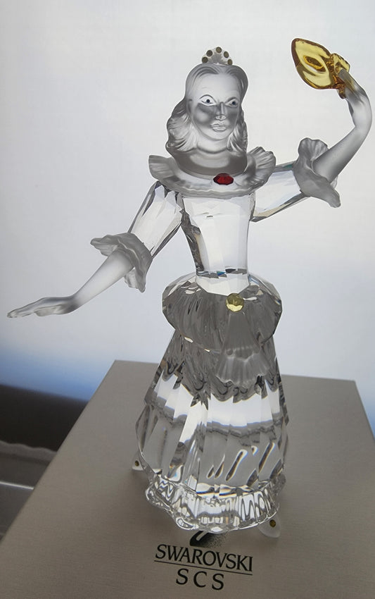 Swarovski Masquerade Columbine crystal with base