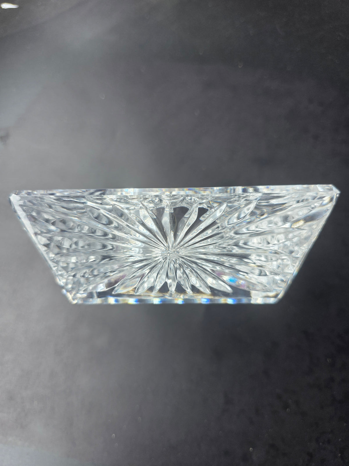 Waterford crystal Signed votive trinket dish