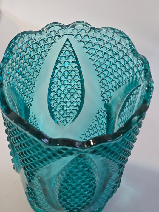 Imperial glass Aqua spooner
