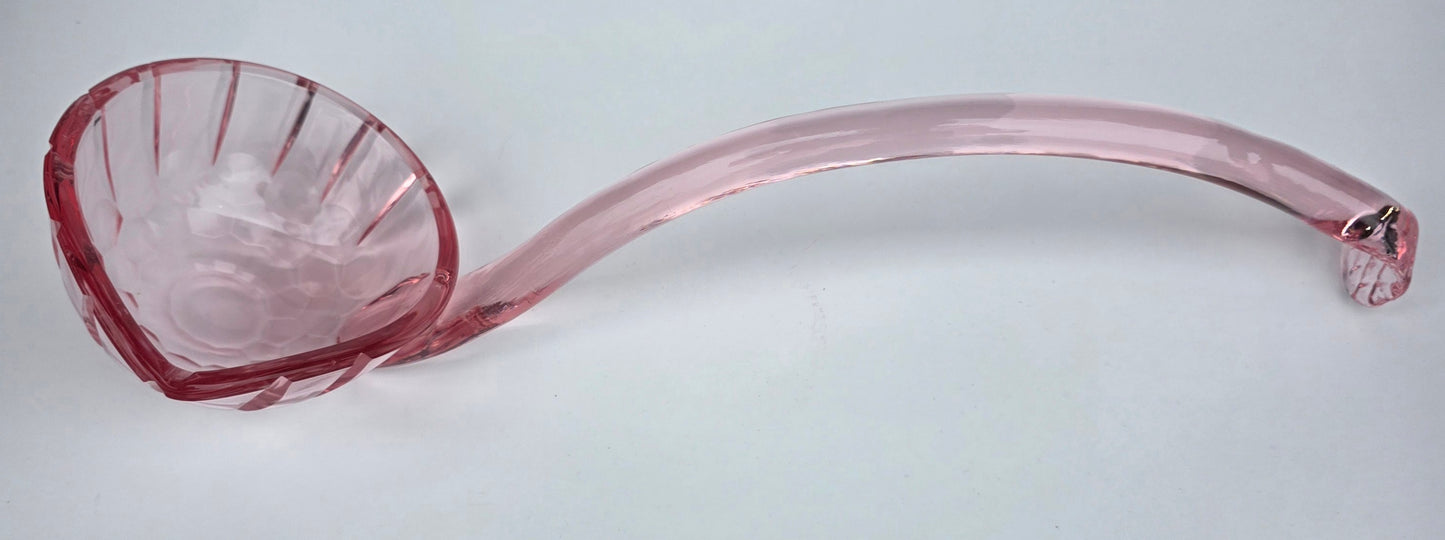 CUT GLASS Punch lathel pink #11