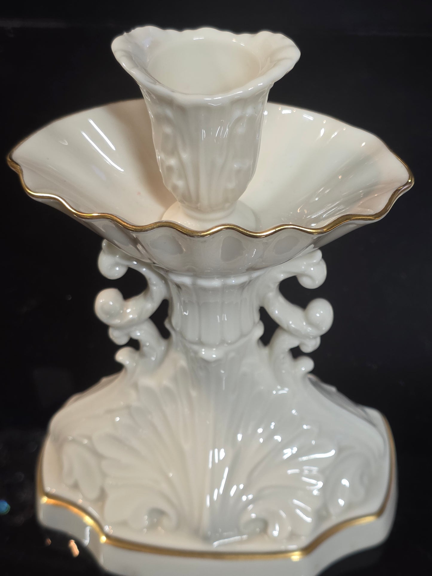 Pair of Lenox candle sticks Made in USA