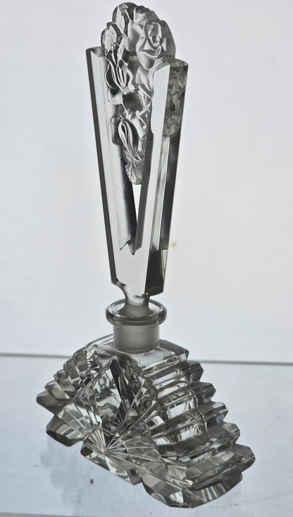 Cut Glass perfume bottle