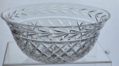 Signed Waterford CRYSTAL Glendale bowl wat06
