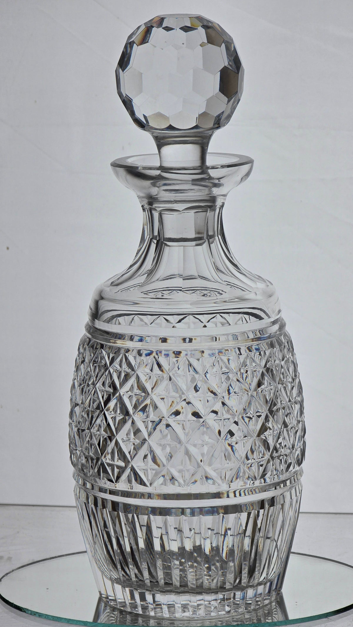 Signed Waterford glass Hand Cut Castletown decanter Irish Crystal